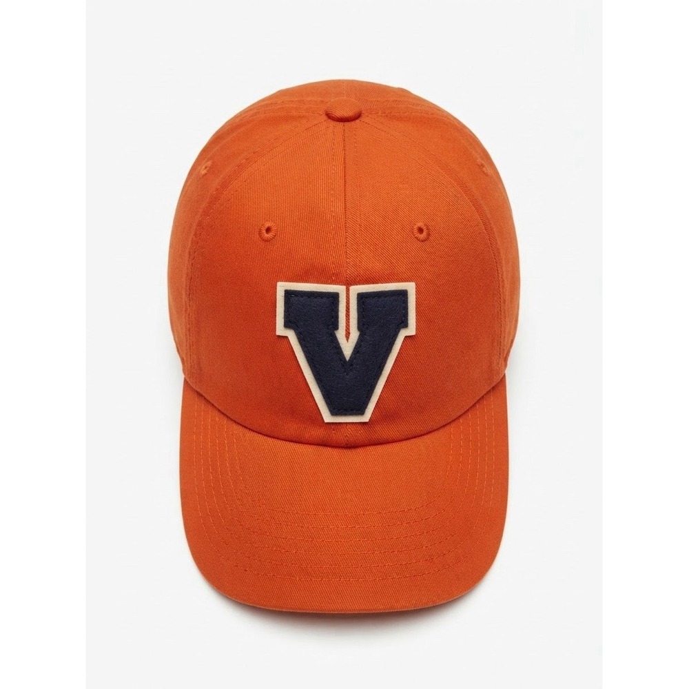 Legacy Orange V Patch Baseball Cap Hat Adjustable Casual Vintage Style